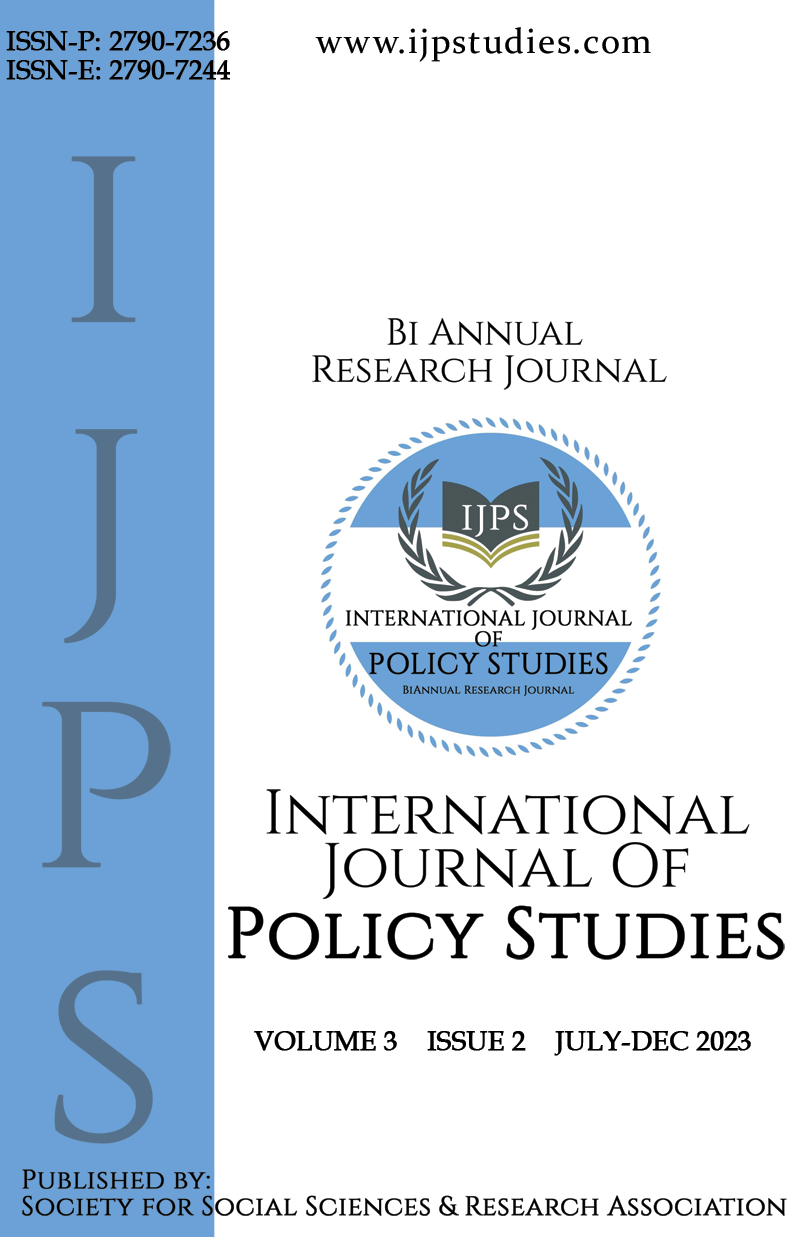 					View Vol. 3 No. 2 (2023): International Journal of Policy Studies
				